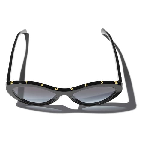 chanel acetate oval sunglasses|CHANEL Sunglasses: Oval Sunglasses, acetate — Fashion.